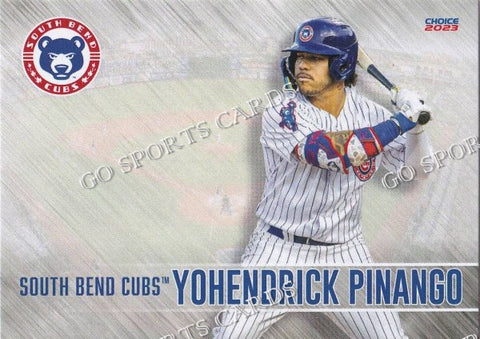 2023 South Bend Cubs Yohendrick Pinango