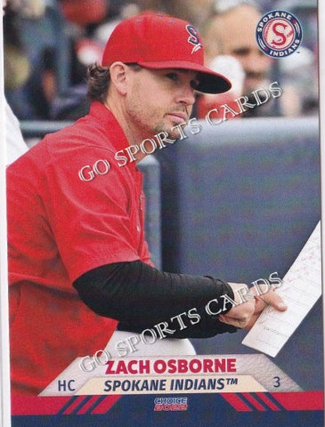 2022 Spokane Indians Zach Osborne
