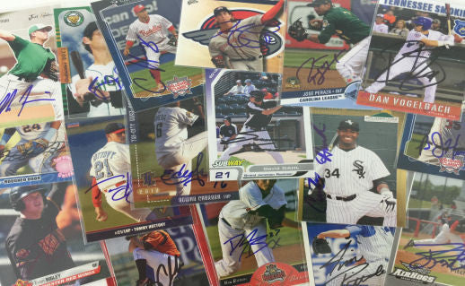 Signed Baseball Cards