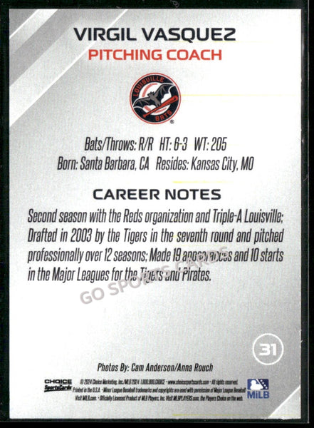 2024 Louisville Bats SGA Virgil Vasquez