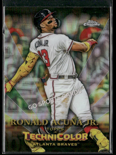 2023 Topps Chrome Ronald Acuna Jr TT-23 Technicolor Refractor