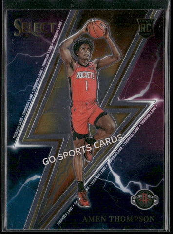 2023-24 Panini Select Amen Thompson Thunder Lane #13