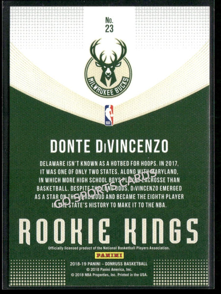 2018 Donruss Rookie Kings Donte DiVincenzo #23