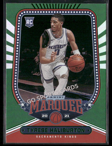 2020-21 Panini Chronicles Marquee Green Tyrese Haliburton #241