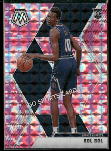 2019-20 Panini Mosaic Bol Bol Pink Camo #222