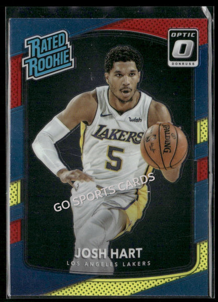 2017-18 Donruss Optic Josh Hart Rated Rookie Red Yellow #171