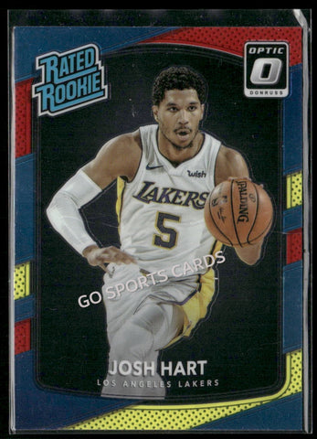 2017-18 Donruss Optic Josh Hart Rated Rookie Red Yellow #171
