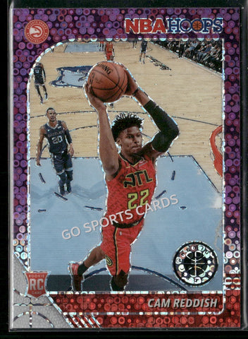 2019-20 Panini Hoops Premium Stock Cam Reddish Purple Disco Prizm #207