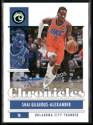 2021-22 Panini Chronicles Green Shai Gilgeous Alexander #15