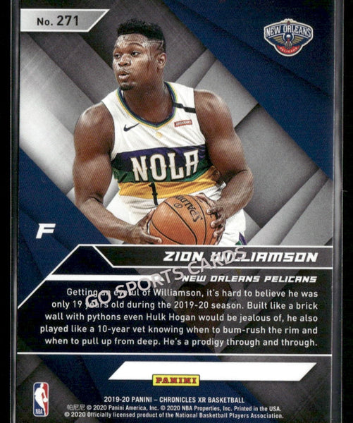 2019-20 Panini Chronicles XR Zion Williamson #271