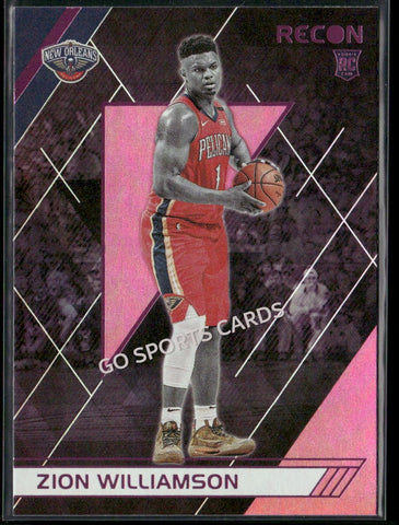 2019-20 Panini Chronicles Zion Williamson Recon Pink #292