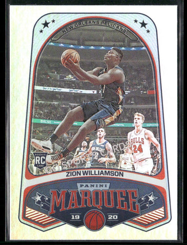 2019-20 Panini Chronicles Zion Williamson Marquee #244