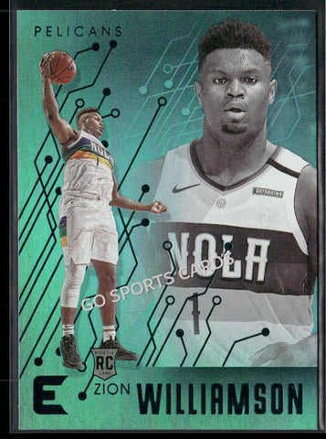 2019-20 Panini Chronicles Zion Williamson Essentials #210 Teal