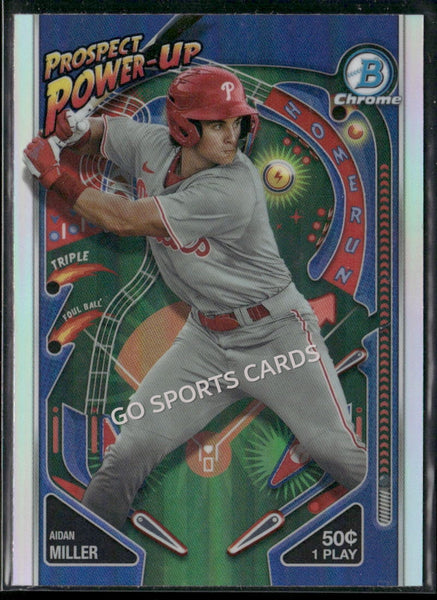 2024 Bowman Chrome Aidan Miller Prospect Power-Up Refractor #PP-18