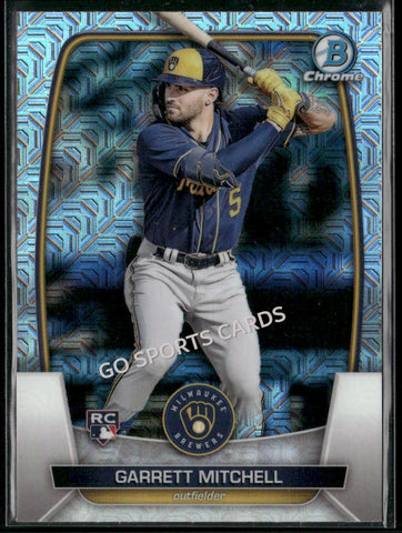 2023 Bowman Chrome Mojo Garrett Mitchell #41 RC Rookie
