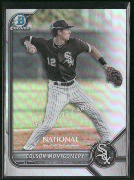 2022 Bowman Chrome National Convention Refractor Colson Montgomery #NSCCP-CM