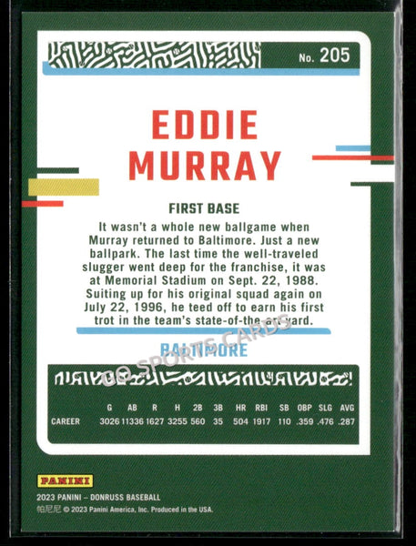 2023 Panini Donruss Red Holo /2023 Eddie Murray #205