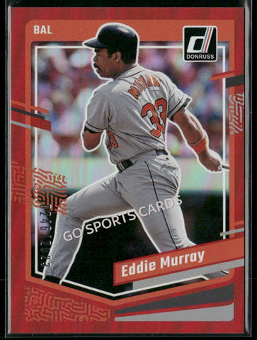 2023 Panini Donruss Red Holo /2023 Eddie Murray #205