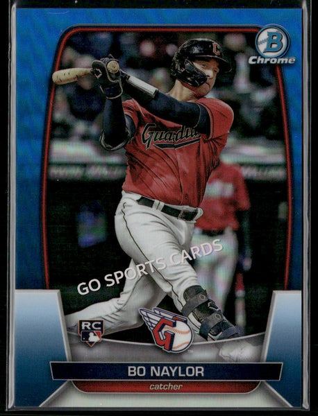 2023 Bowman Chrome Blue Refractor /150 Bo Naylor #49 RC