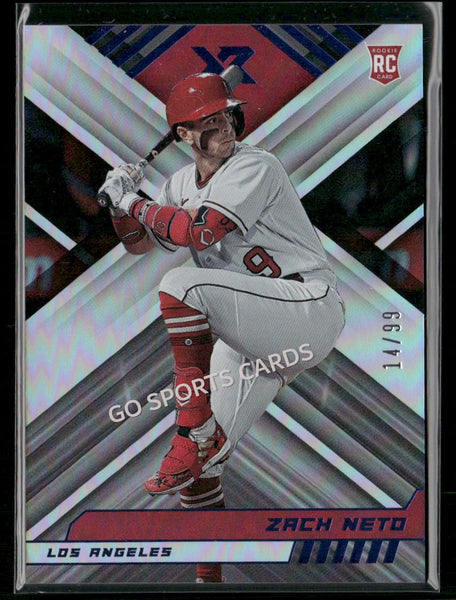 2023 Panini Chronicles Xr Blue /99 Zach Neto #7 RC