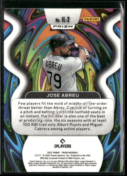 2022 Panini Prizm Illumination Red White Blue Jose Abreu #IL-2