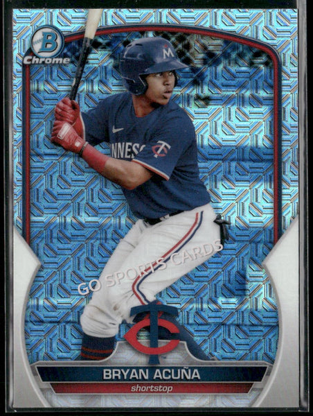 2023 Bowman Chrome Mojo Refractor Bryan Acuna #BCP-37 RC