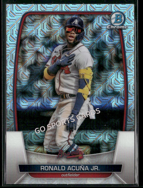 2023 Bowman Chrome Mojo Refractor Ronald Acuna Jr #92