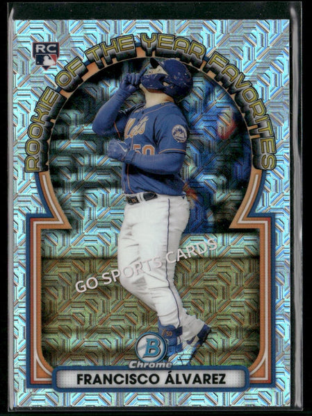 2023 Bowman Chrome Rookie Favorites Francisco Alvarez Mojo Refractor #ROYF-2 RC