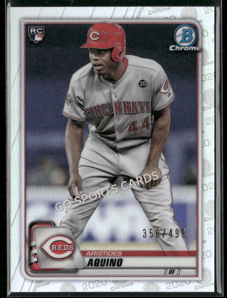 2020 Bowman Chrome Refractor /499 Aristides Aquino #79 RC