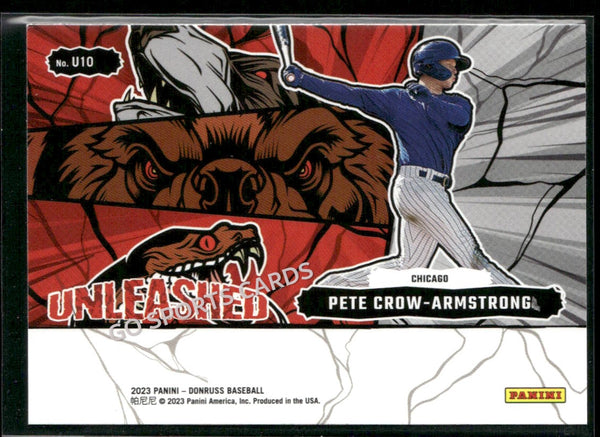 2023 Panini Donruss Unleashed Vector Pete Crow-Armstrong #U10 RC
