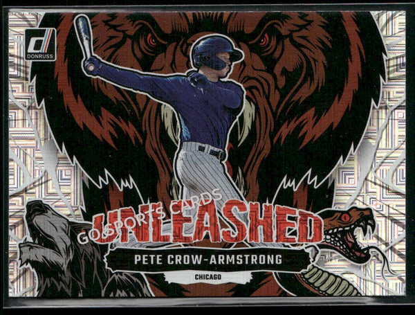 2023 Panini Donruss Unleashed Vector Pete Crow-Armstrong #U10 RC