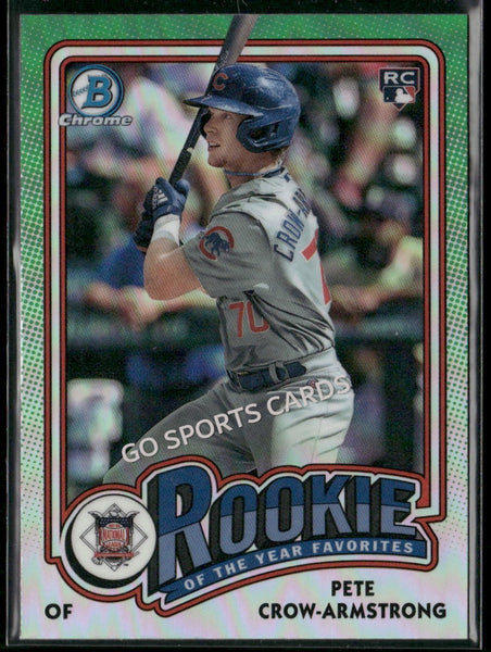 2024 Bowman Chrome Pete Crow-Armstrong #ROY-13 RC