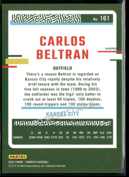 2023 Donruss Career Stat Line Carlos Beltran /435 #161