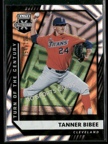 2021 Elite Extra Edition Turn of the Century /121 Tanner Bibee #156 RC