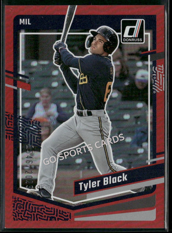 2023 Panini Donruss Holo Red /2023 Tyler Black #136 RC