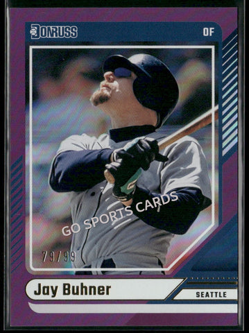 2024 Panini Donruss Purple /99 Jay Buhner #34