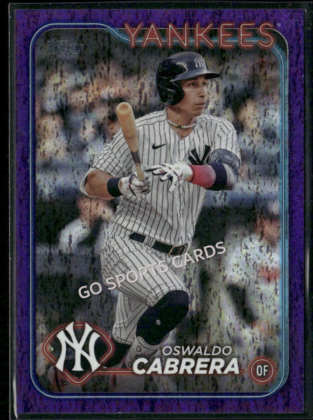 2024 Topps Series Two Purple Foil /799 Oswaldo Cabrera #479