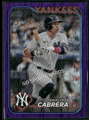 2024 Topps Series Two Purple Foil /799 Oswaldo Cabrera #479