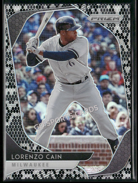 2020 Panini Prizm Snake Skin /50 Lorenzo Cain #32