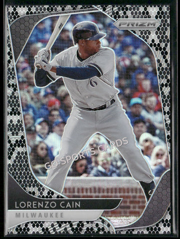 2020 Panini Prizm Snake Skin /50 Lorenzo Cain #32