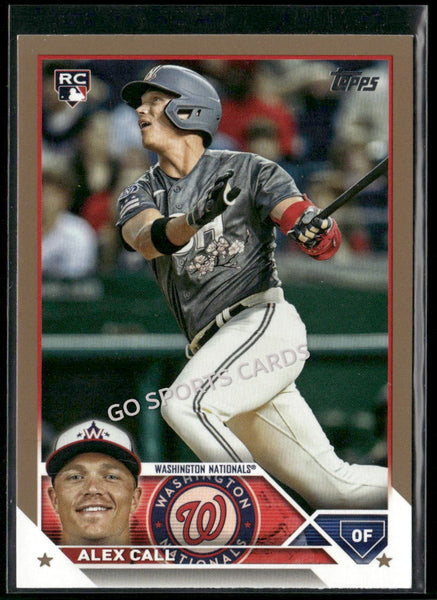 2023 Topps Update Series Gold /2023 Alex Call #US253 RC