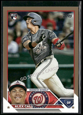 2023 Topps Update Series Gold /2023 Alex Call #US253 RC