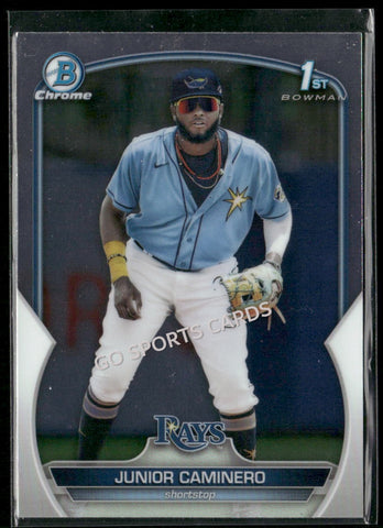 2023 Bowman Chrome Prospects 1st Junior Caminero #BCP-61 RC