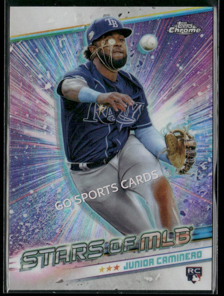 2024 Topps Chrome Stars of MLB Junior Caminero #SMLB-50 RC
