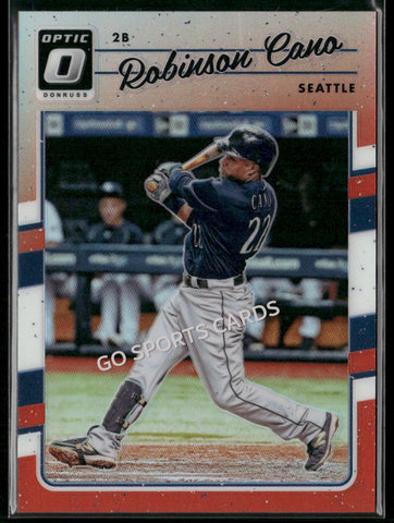 2017 Donruss Optic Orange Prizm /199 Robinson Cano #137