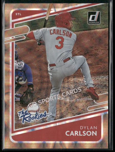 2021 Donruss The Rookies /999 Dylan Carlson #TR3 RC