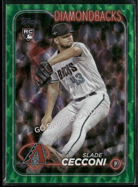 2024 Topps Series 2 Green Foil /499 Slade Cecconi #649 RC
