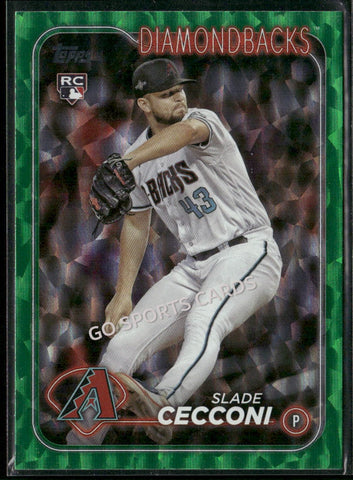 2024 Topps Series 2 Green Foil /499 Slade Cecconi #649 RC