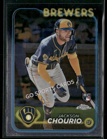 2024 Topps Chrome Jackson Chourio #161 RC