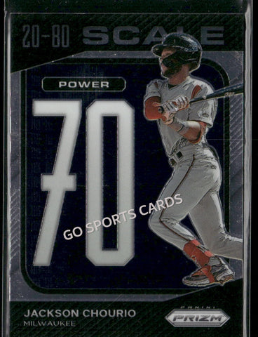 2023 Panini Prizm Scale Holo Jackson Chourio #SC6 RC